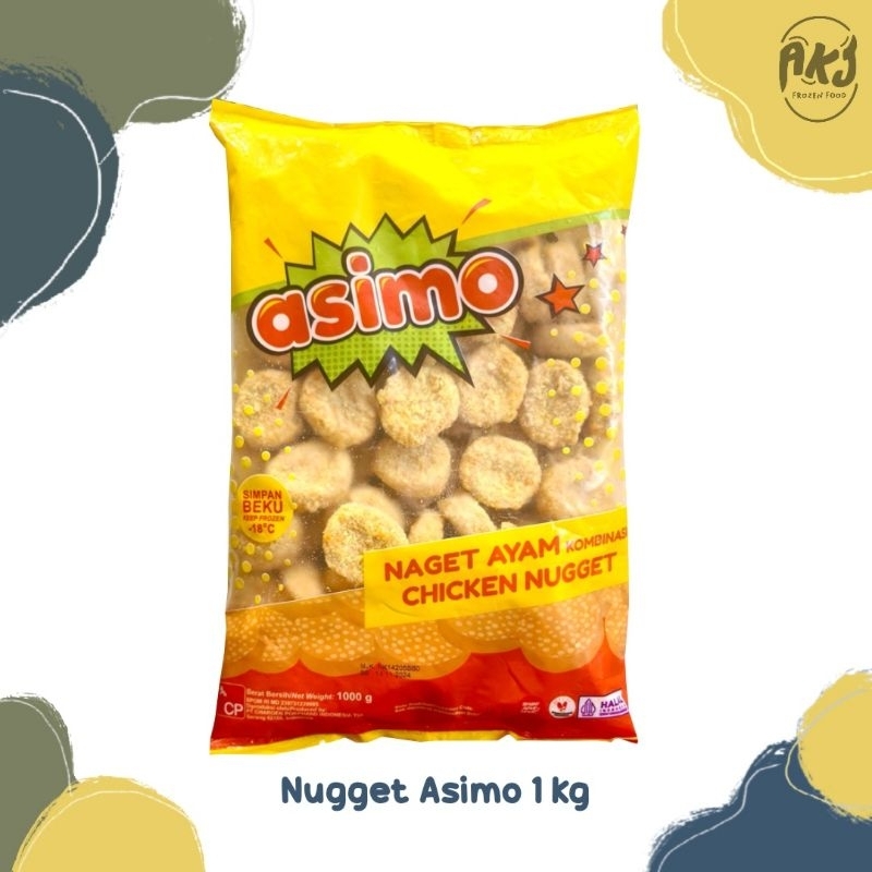 

Asimo Nugget Naget 1kg - Chicken Stick Stik 1kg