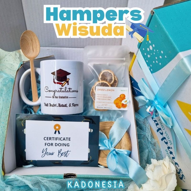 

Hampers Wisuda Giftset Teh / Kado Wisuda Mug Graduation