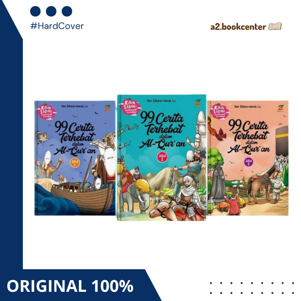 [ABC] Ready 99 Cerita Terhebat Dalam Alquran Ziyad Books Ziyadboks Buku Bacaan Anak Muslim Hard Cove