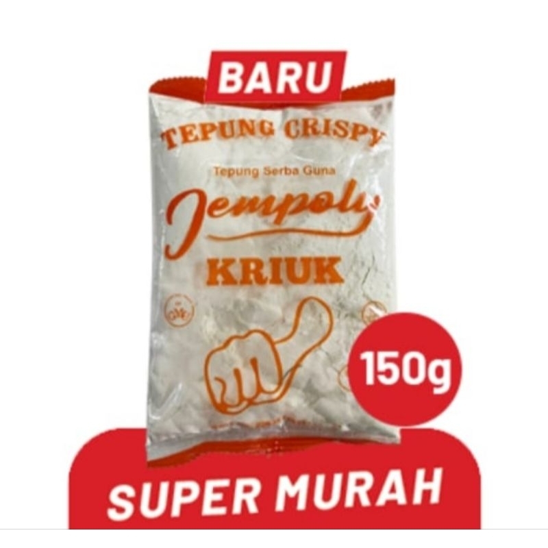 

Promo sale sale Jempoly Tepung Crispy Serbaguna berat 150 gram