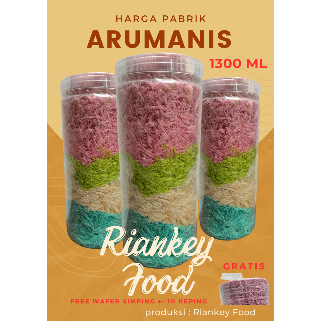 

aromanis / harumanis Toples 1300 ml ( Free Simping 10 keping )