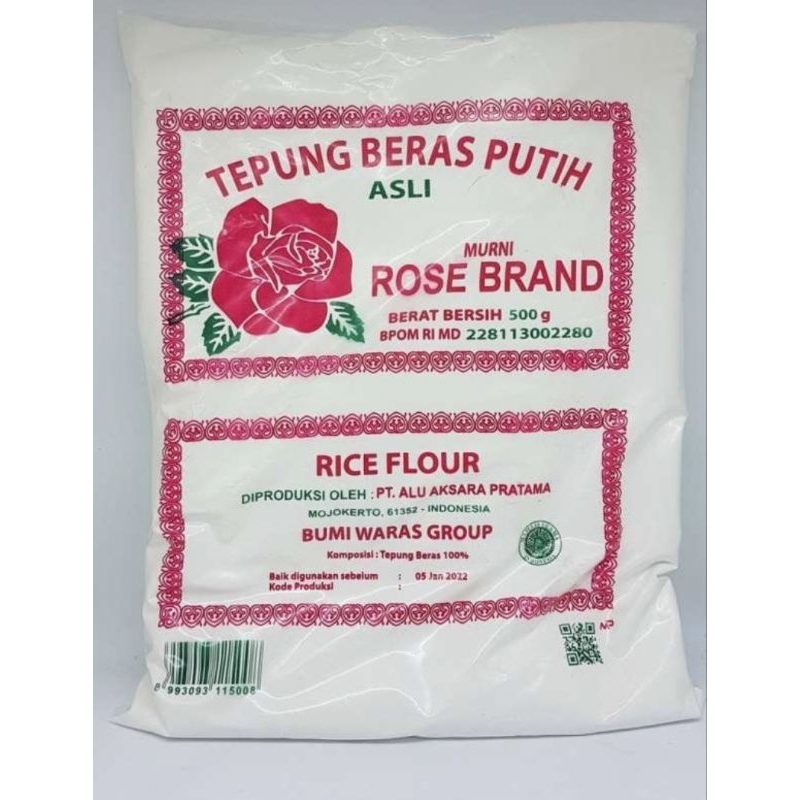 

Tepung Beras Rose Brand 500gr