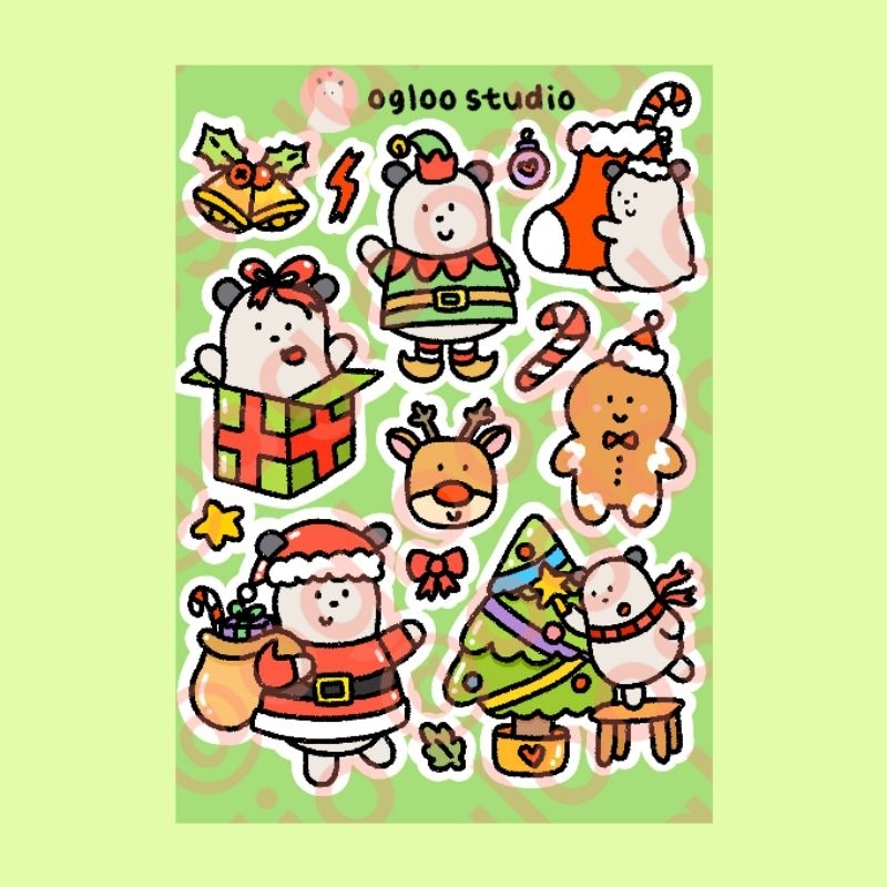 

STICKER AESTHETIC / STIKER ESTETIK / STICKER TUMBLR / STIKER LUCU (XMAS)-A27