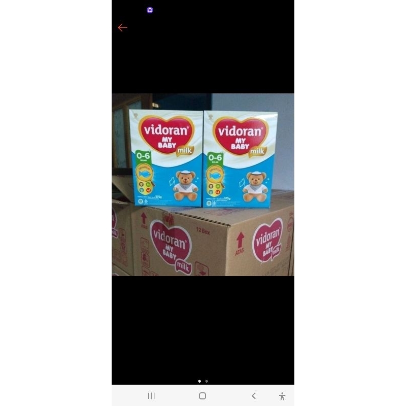 susu vidoran 0-6 bulan