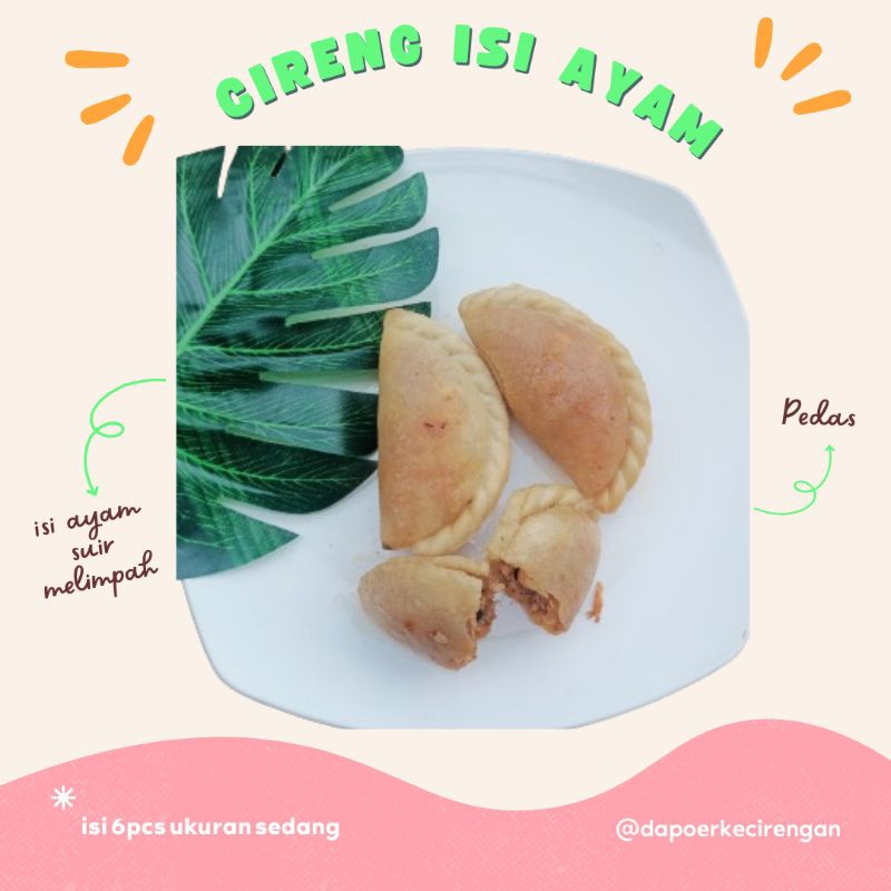 

Cireng isi ayam suir 3pcs ukuran jumbo