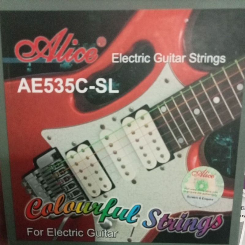 Senar Gitar Elektrik Alice AE535-SL 0.09 Original