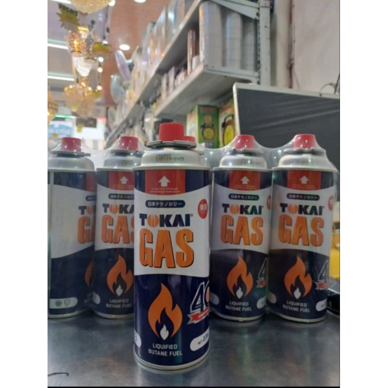 Gas Portable 340 TOKAI KALENG GAS KOMPOR CAMPING KOMPOR GAS PORTABLE MERK TOKAI