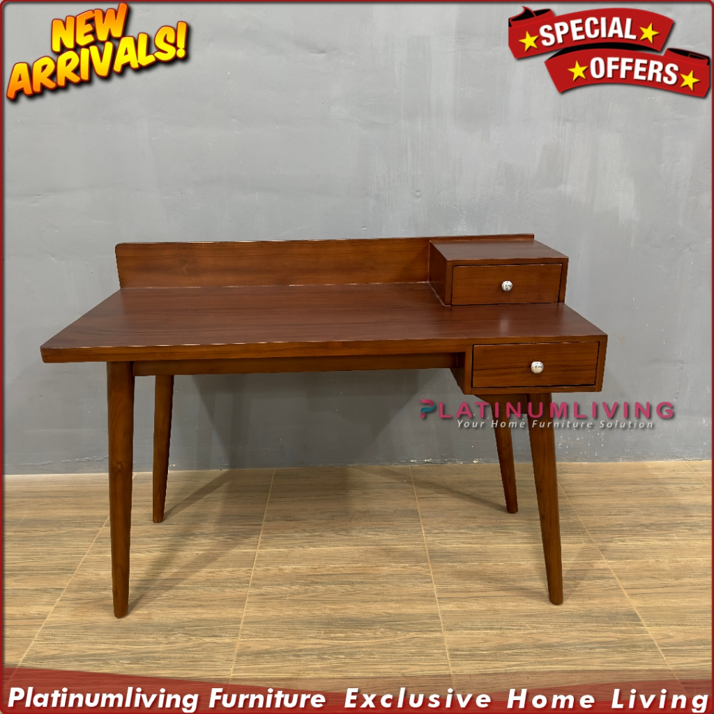 Meja Belajar Minimalis Meja Komputer Kayu Jati Furniture Jepara