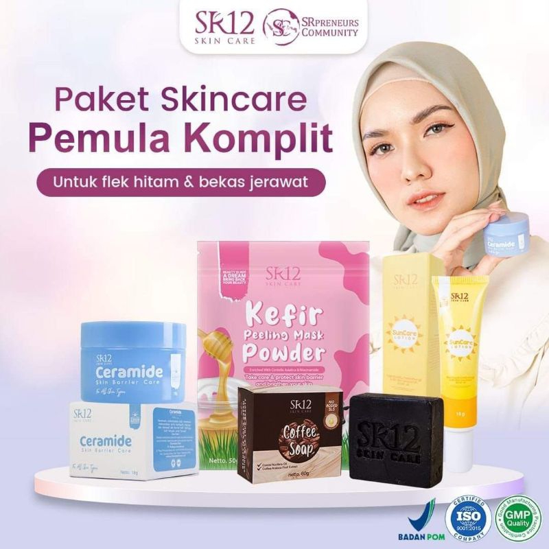 Paket Skincare SR12 Untuk Flek Hitam & Bekas Jerawat