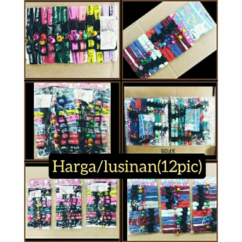 Kalung kucing bahan karet lentur untuk semua jenis kucing