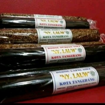 

oleh" khas tangerang, dodol ny.lauw halal - 250gr (per pcs) | wijaya7 shop