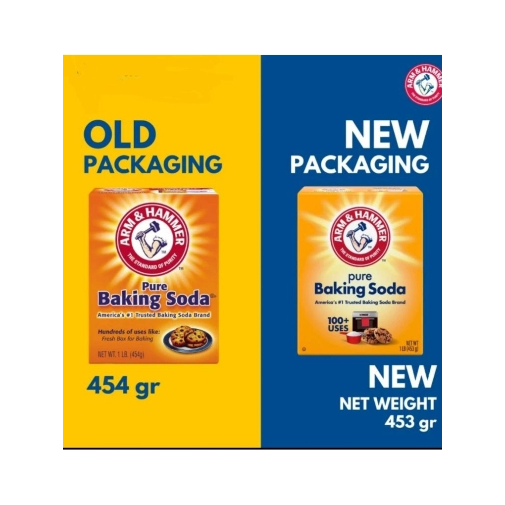 

BAKING SODA MERK Arm & Hammer Baking Soda 453 GR MADE IN USA