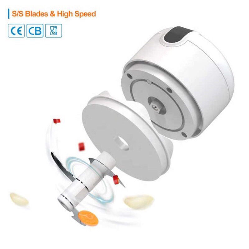 BestPromo Kylo Mini Chopper Usb Mini Blender Multifungsi Portable Chopper Electric Meat Grinder