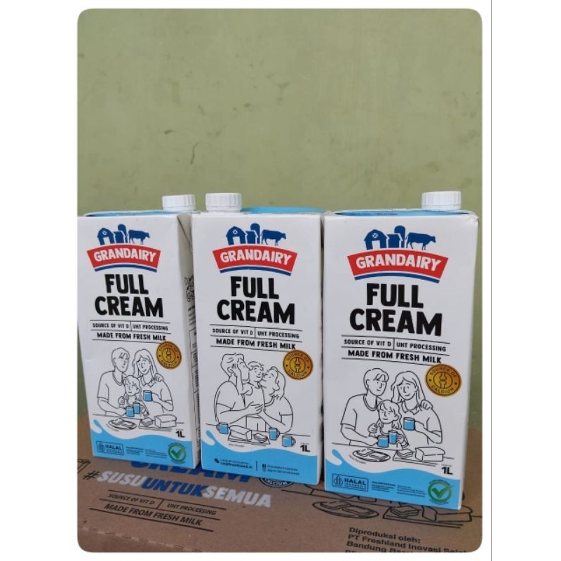 

Susu UHT Full Creamy Grandairy 1Liter