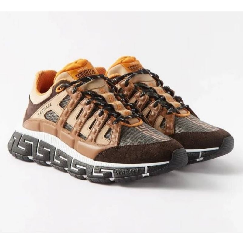 Sepatu VERSACE TRIGRECA - Brown