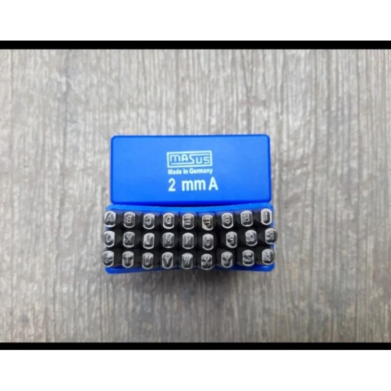 

Stamp punch Masus huruf ketok 2 mm