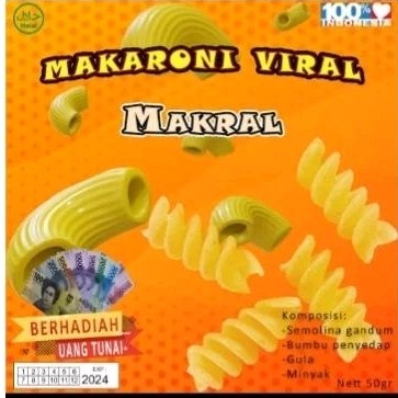 

Makaroni viral berhadiah uang tunai/emas