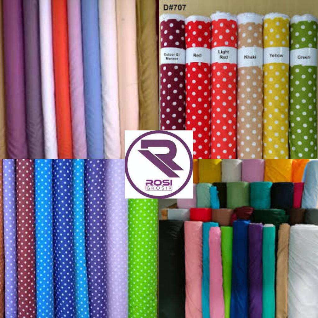 BAHAN KAIN SPREI KATUN DISPERSE METERAN lebar 240cm