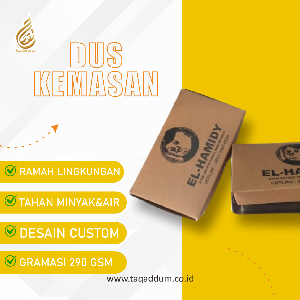 

CUSTOM CETAK 1 WARNA DUS CHICKEN