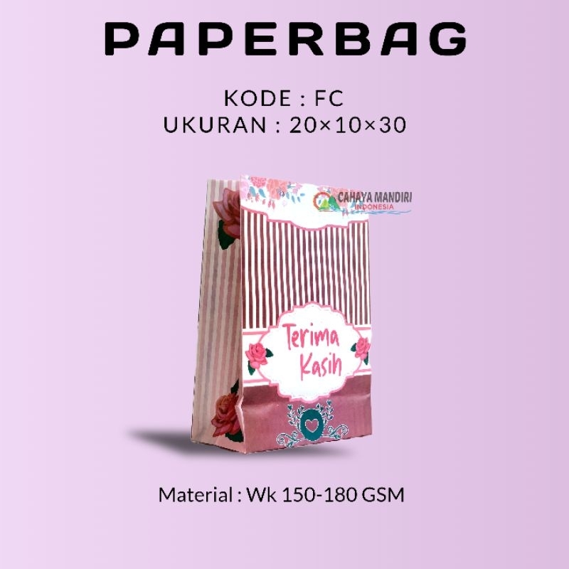 

PAPER BAG (size 20x10x30) TAS BINGKISAN | PAPERBAG PARCEL