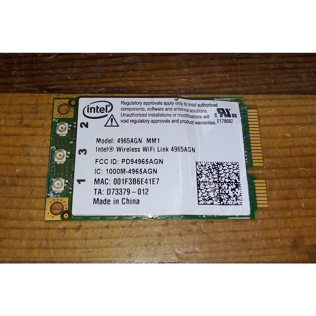 Wifi Card Laptop Fujitsu Lifebook S6410 4965AGN
