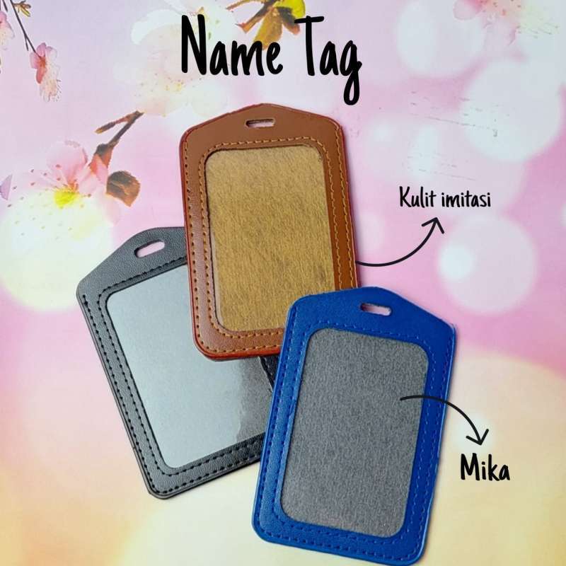 

Case Id Card Kulit Sintetis Grade C Holder Name Tag Tanda pengenal