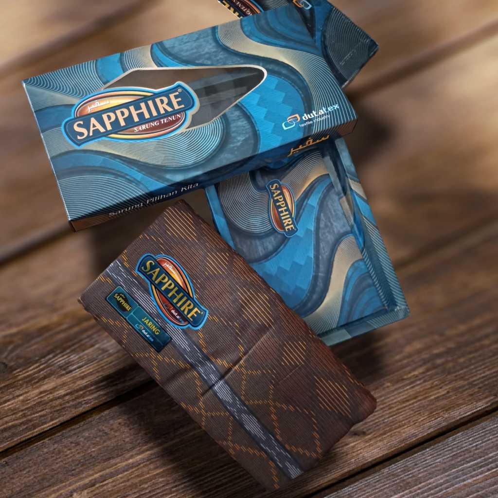 Sarung Tenun Sapphire