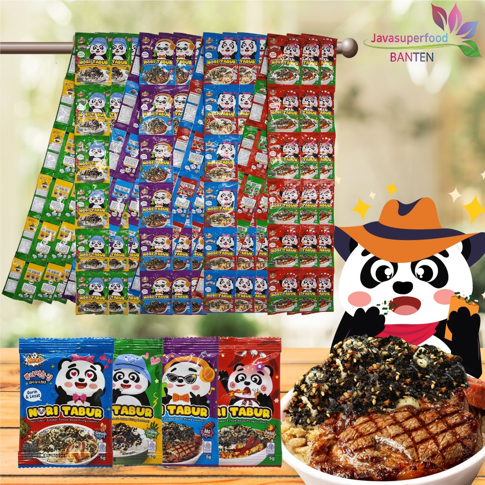 

1 PCS Nori Tabur Rice noodle Rumput Laut Panggang 5g Halal