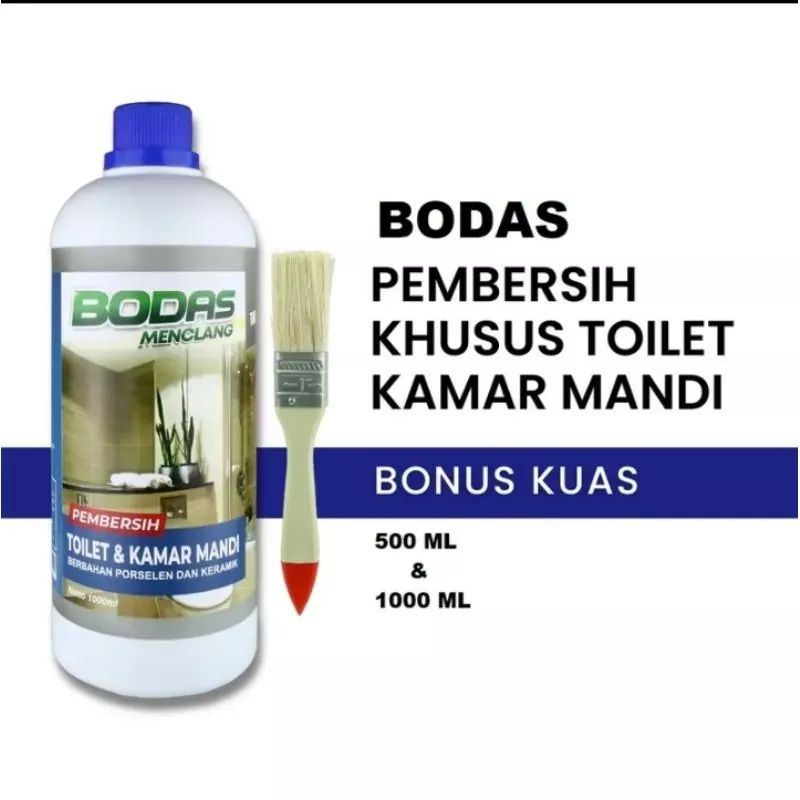 Bodas Pembersih Kerak Kamar Mandi Toilet Kran Westafel Stainless Dll