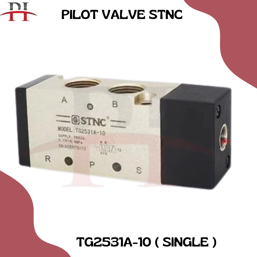 PILOT VALVE 5/2 WAY TG2531A-10 (SINGLE) STNC