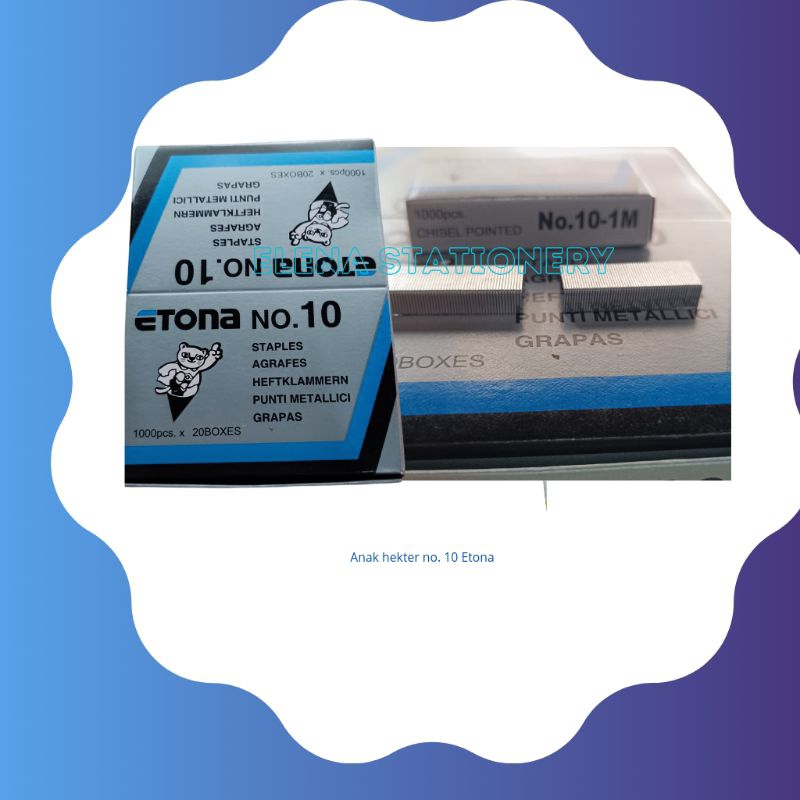 

staples etona no.10/ anak hekter etona no.10
