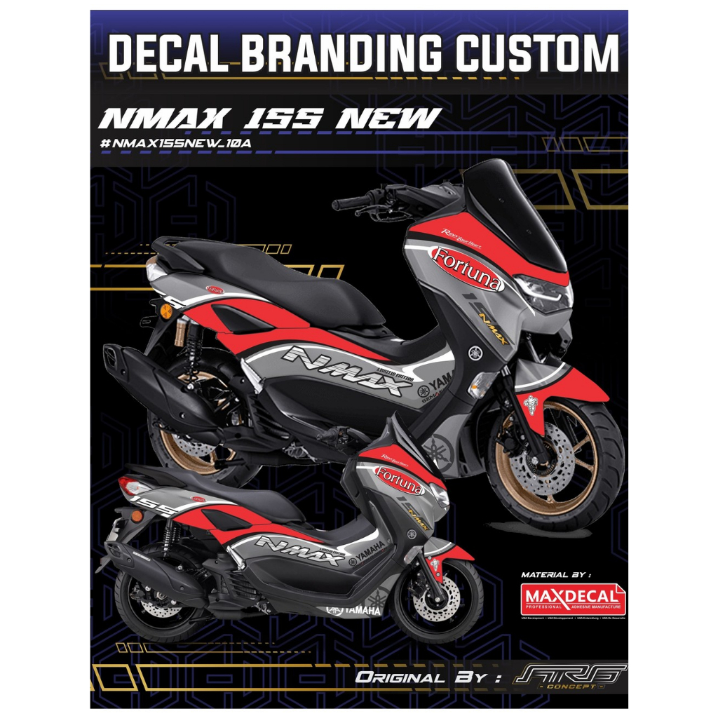 STICKER DECAL BRANDING NMAX 155 NEW FULL BODY LAMINASI BERKUALITAS KEREN BAHAN MAXDECAL / INFLEX CUS
