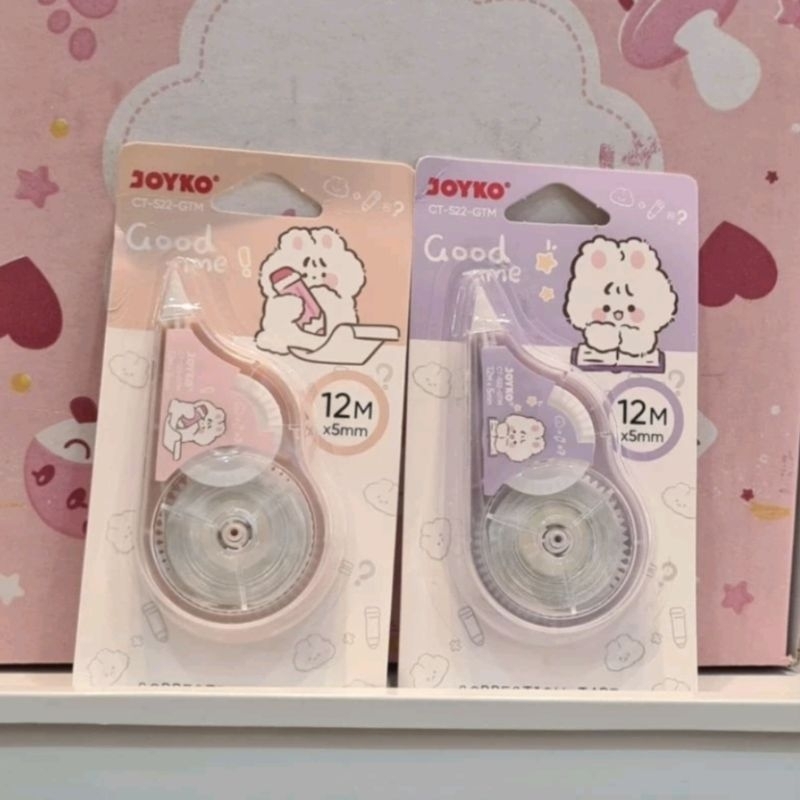 

(Bisa COD) Tipe X / Correction Pen Roll JOYKO CT-522-GTM 12 (Motif)