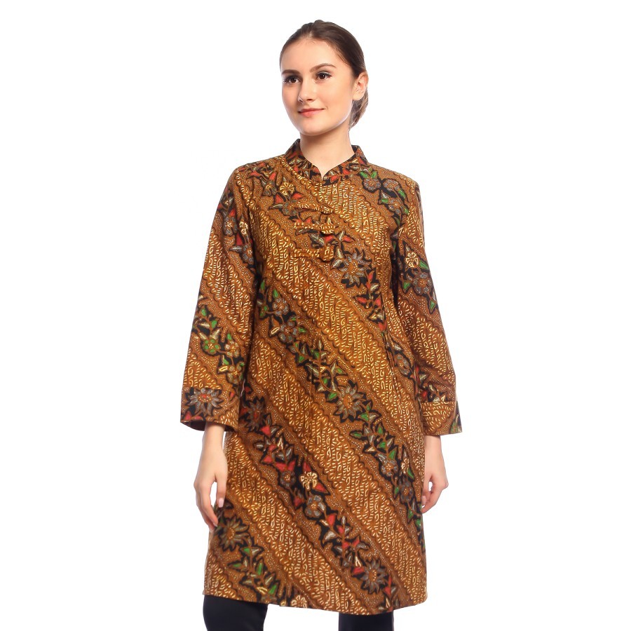TunikBatikTulisMotifParangPremiumElegan