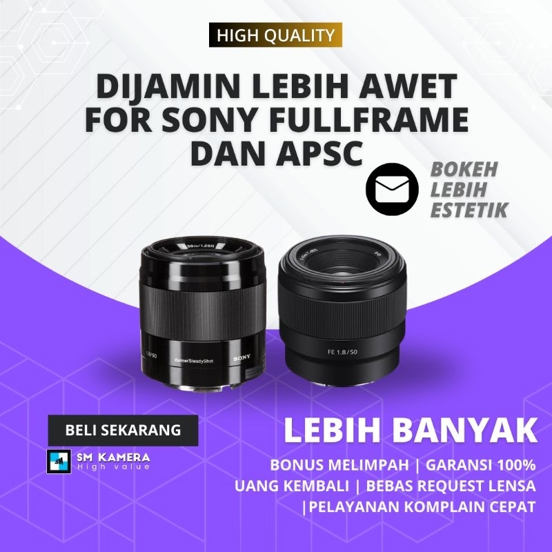 [TERHEMAT] LENSA FIX SONY FE 50MM OSS FIX SONY E 50MM OSS LENSA FIX SONY MURAH