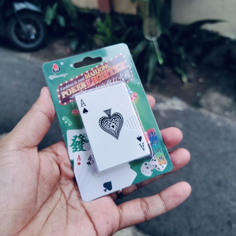 Korek Api Unik Antik Korek Api Bara Kartu Remi Bisa diisi Ulang Jakarta Imfort4