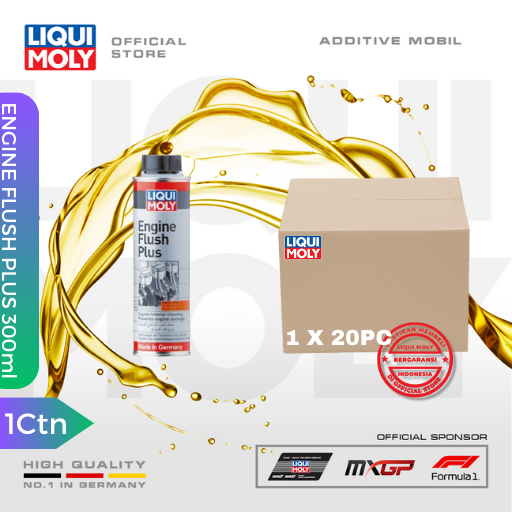[Paket 1 Dus Additive] Liqui Moly Engine Flush Plus 300 ML - 8374
