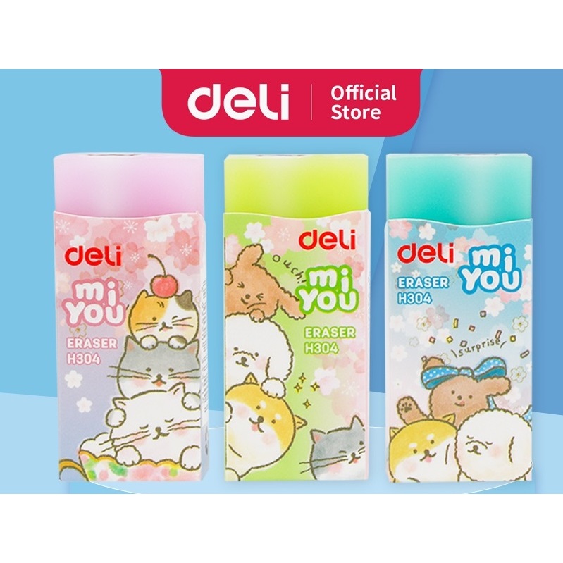 

PENGHAPUS / STIP / ERASER DELI H304 MIYOU