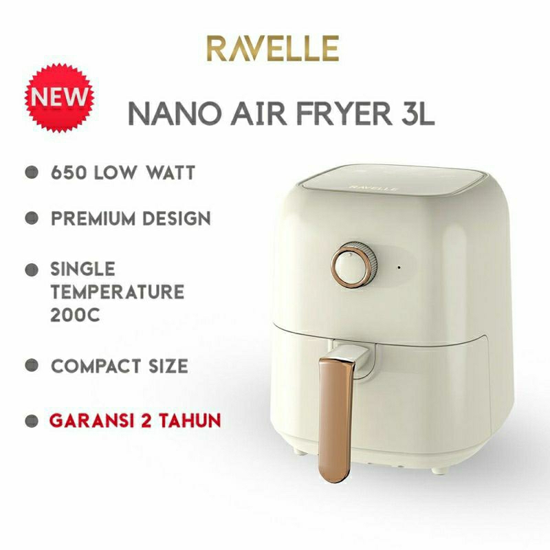 Ravelle Air Fryer Nano 3 L