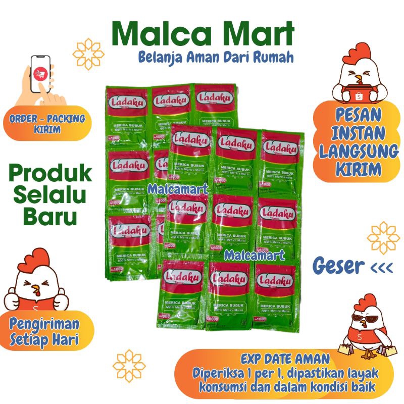 

LADAKU MERICA BUBUK 12 pcs