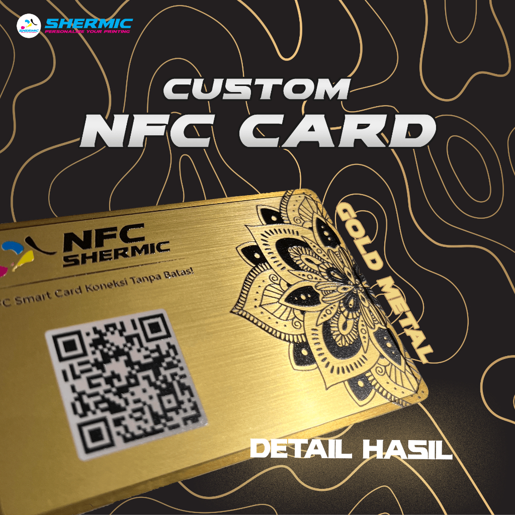 

Kartu Nama NFC / ID Card NFC + Akses Portal , Design Custom 2 Sisi Card NFC Smart Business Card Kartu Nama Digital SMARTCARD BERKUALITAS TERBARU