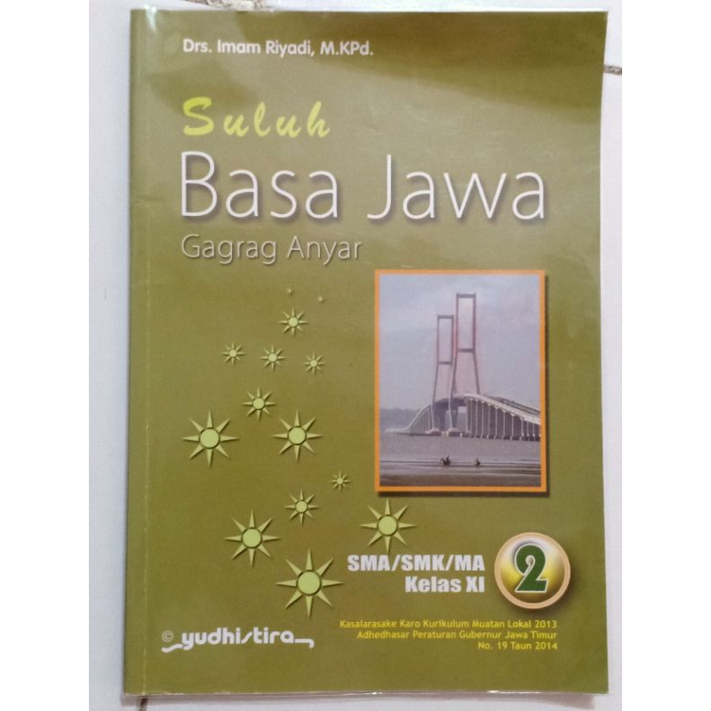 Buku Paket Bahasa Jawa kelas 11 BEKAS-Yudhistira