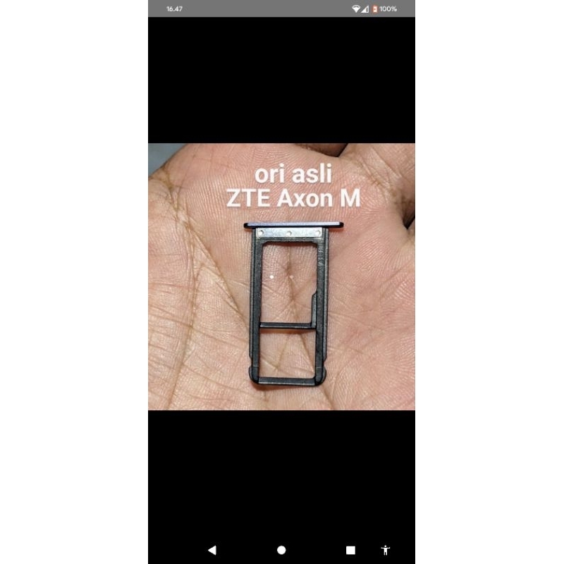 SIM tray ZTE Axon M asli original bekas