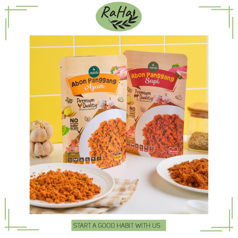 

Abon Panggang Nutriti | Abon sapi | Abon Ayam | Organik | Halal & Thayyib