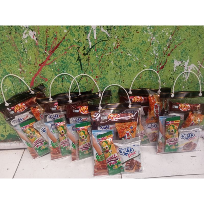 

Bingkisan snack ultah anak anak