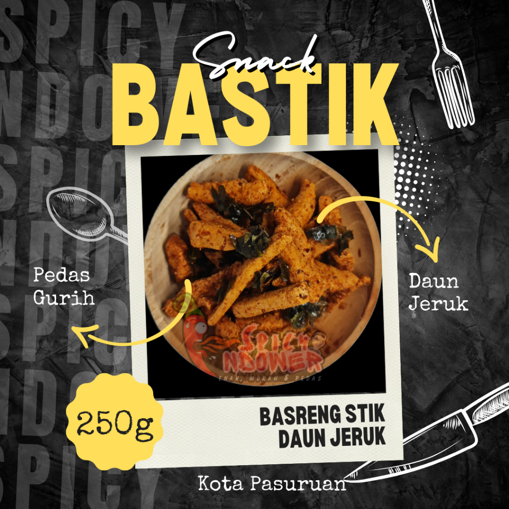 

250G BASRENG | BAKSO GORENG STICK PEDES DAUN JERUK | BAKSO GORENG STICK GURIH DAUN JERUK