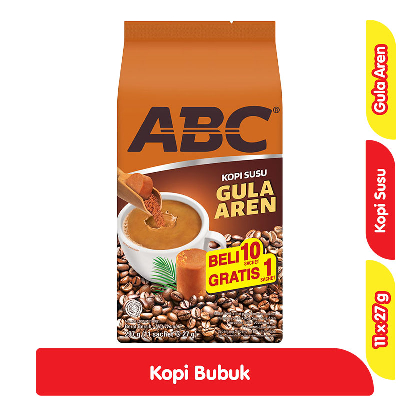 

ABC Kopi Susu Gula Aren 11 x 27 g
