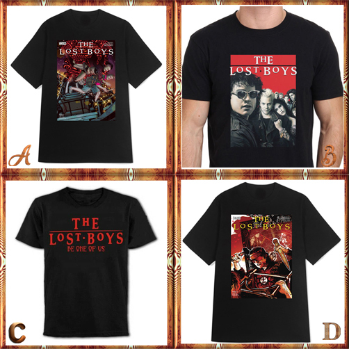 Kaos Vintage The Lost Boys Tshirt 100% Cotton