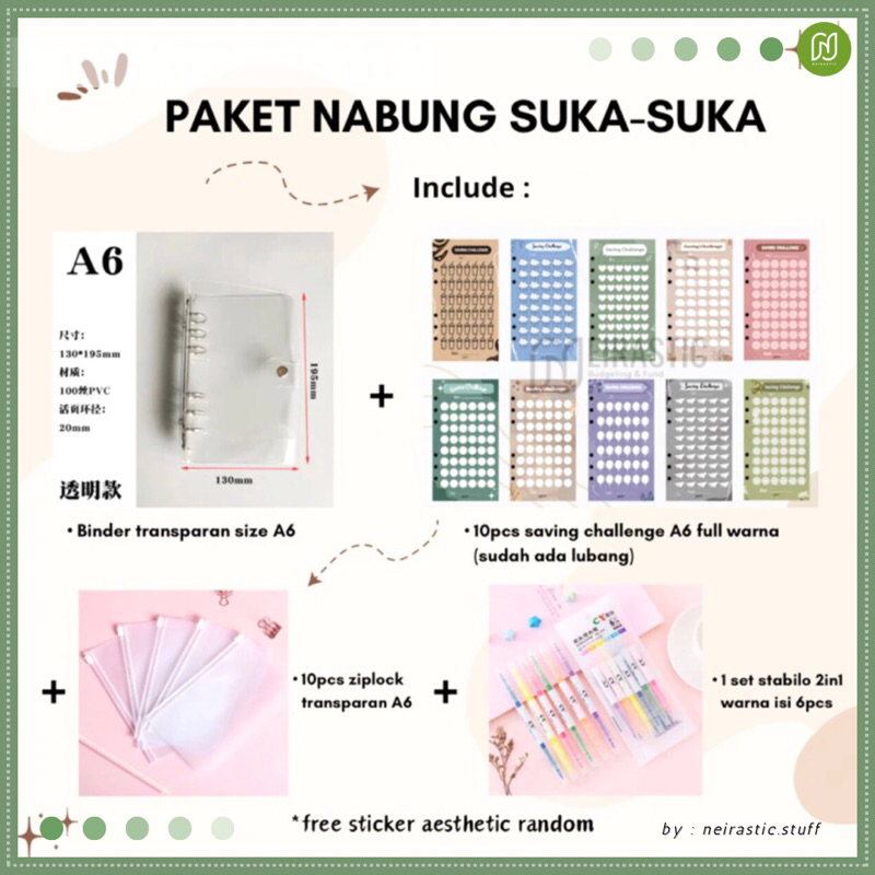

BUNDLING BEST SELLER | Paket Nabung Suka-Suka
