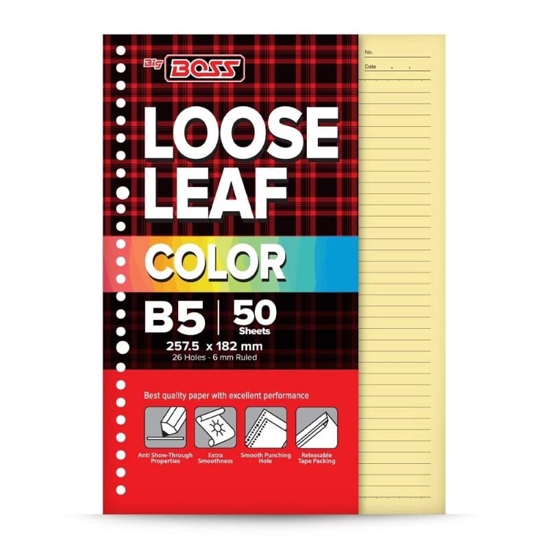

LOOSE LEAF B5 KUNING